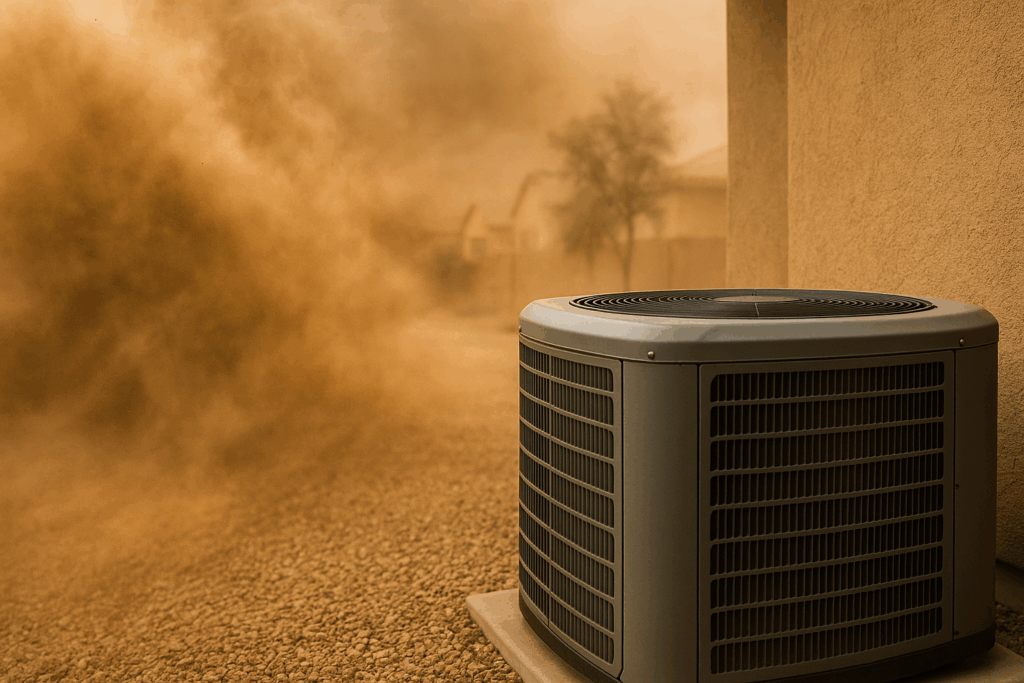 ac performance and dust storms