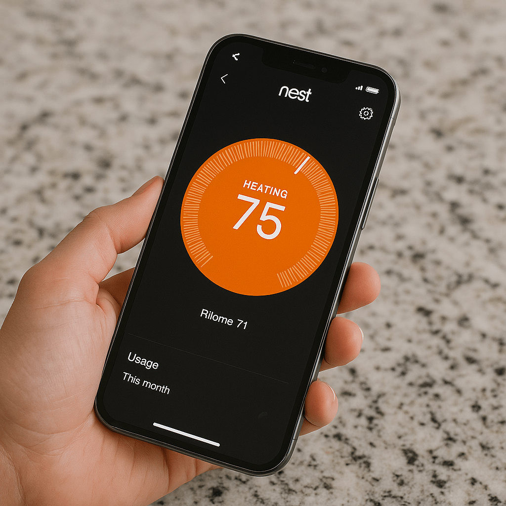 ac unit control from phone