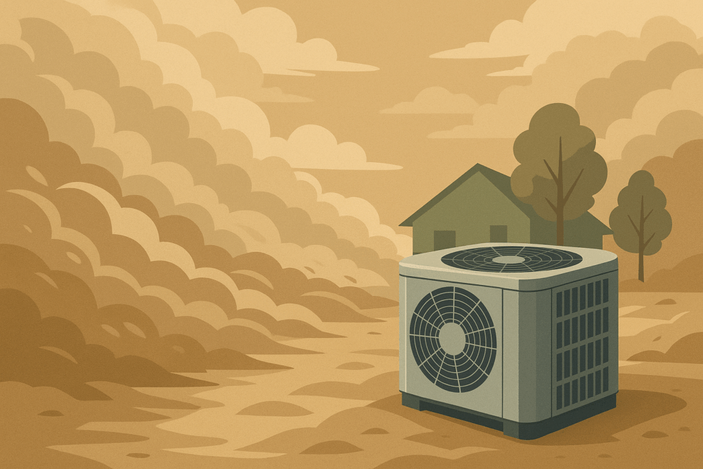 hvac during dust storm